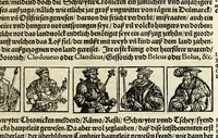 Picture 1 of 76 from Gemeiner loblicher Eydgnoschafft Stetten, Landen vnd Völckeren Chronick wirdiger Thaaten Beschreybung : hieriñ wirt auch die Gelegenheit der gantzen Europe : item ein kurtzuer griffne Chronica Germanie oder Teütschlands : in sonders aber ein fleyssige histori vnd ordenliche Beschreybung Gallie oder Franckrychs fürgestellt : darauff deñ obgedachte der Eydgnoschafft Beschreybung volget ... (1548), leaf 29