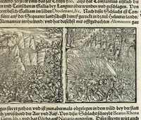 Picture 8 of 76 from Gemeiner loblicher Eydgnoschafft Stetten, Landen vnd Völckeren Chronick wirdiger Thaaten Beschreybung : hieriñ wirt auch die Gelegenheit der gantzen Europe : item ein kurtzuer griffne Chronica Germanie oder Teütschlands : in sonders aber ein fleyssige histori vnd ordenliche Beschreybung Gallie oder Franckrychs fürgestellt : darauff deñ obgedachte der Eydgnoschafft Beschreybung volget ... (1548), leaf 55