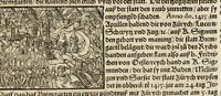 An illustration from Gemeiner loblicher Eydgnoschafft Stetten, Landen vnd Völckeren Chronick wirdiger Thaaten Beschreybung : hieriñ wirt auch die Gelegenheit der gantzen Europe : item ein kurtzuer griffne Chronica Germanie oder Teütschlands : in sonders aber ein fleyssige histori vnd ordenliche Beschreybung Gallie oder Franckrychs fürgestellt : darauff deñ obgedachte der Eydgnoschafft Beschreybung volget ... (1548)