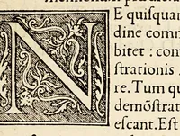 An illustration from Gemmae Frisii medici et mathematici De radio astronomico & geometrico liber. : in quo multa quae ad geographia[m], opticam, geometriam & astronomiam vtiliss. sunt, demonstrantur. Illustriss[imi] comiti de Feria dicatus (1545)