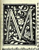 An illustration from Genealogiae Joannis Boccatii : cum demonstrationibus in formis arborũ designatis : eiusdẽ de mõtibus [et] syluis, de fontibus, lacubus [et] fluminibus : ac etiã de stagnis [et] paludibus, necnon [et] de maribus, seu diuersis maris nominibus (1511)