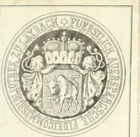An illustration from Genealogia serenissimae domus Austriacae : a Philippo Primo, Rege Hispaniarum, altero Austriacae magnitudinis fundatore, ad Augustissimos Caesares Leopoldum et Margaretham deducta : et eisdem Augustissimis, dum felici et toto orbe desiderato hymenaeo jungerentur, submississime dedicata ab Archiducali Collegio Graecensi Societatis Jesu (1666)