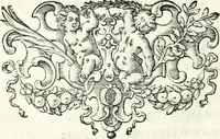 An illustration from Genealogia serenissimae domus Austriacae : a Philippo Primo, Rege Hispaniarum, altero Austriacae magnitudinis fundatore, ad Augustissimos Caesares Leopoldum et Margaretham deducta : et eisdem Augustissimis, dum felici et toto orbe desiderato hymenaeo jungerentur, submississime dedicata ab Archiducali Collegio Graecensi Societatis Jesu (1666)