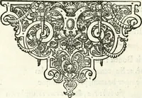 An illustration from Genealogia serenissimae domus Austriacae : a Philippo Primo, Rege Hispaniarum, altero Austriacae magnitudinis fundatore, ad Augustissimos Caesares Leopoldum et Margaretham deducta : et eisdem Augustissimis, dum felici et toto orbe desiderato hymenaeo jungerentur, submississime dedicata ab Archiducali Collegio Graecensi Societatis Jesu (1666)