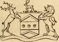 An illustration from A genealogical and heraldic history of the landed gentry ; or, Commoners of Great Britain and Ireland enjoying territorial possessions or high official rank : but uninvested with heritable honours (1837)