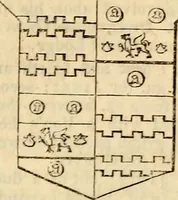 An illustration from A genealogical and heraldic history of the landed gentry ; or, Commoners of Great Britain and Ireland enjoying territorial possessions or high official rank : but uninvested with heritable honours (1837)