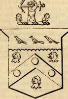 An illustration from A genealogical and heraldic history of the landed gentry ; or, Commoners of Great Britain and Ireland enjoying territorial possessions or high official rank : but uninvested with heritable honours (1837)