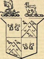 An illustration from A genealogical and heraldic history of the landed gentry ; or, Commoners of Great Britain and Ireland enjoying territorial possessions or high official rank : but uninvested with heritable honours (1837)