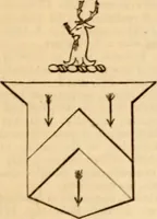 An illustration from A genealogical and heraldic history of the landed gentry ; or, Commoners of Great Britain and Ireland enjoying territorial possessions or high official rank : but uninvested with heritable honours (1837)