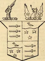 An illustration from A genealogical and heraldic history of the landed gentry ; or, Commoners of Great Britain and Ireland enjoying territorial possessions or high official rank : but uninvested with heritable honours (1837)