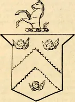 An illustration from A genealogical and heraldic history of the landed gentry ; or, Commoners of Great Britain and Ireland enjoying territorial possessions or high official rank : but uninvested with heritable honours (1837)