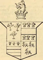 An illustration from A genealogical and heraldic history of the landed gentry ; or, Commoners of Great Britain and Ireland enjoying territorial possessions or high official rank : but uninvested with heritable honours (1837)