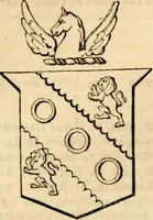 An illustration from A genealogical and heraldic history of the landed gentry ; or, Commoners of Great Britain and Ireland enjoying territorial possessions or high official rank : but uninvested with heritable honours (1837)