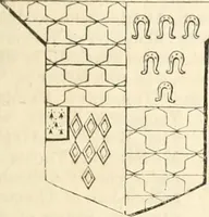 An illustration from A genealogical and heraldic history of the commoners of Great Britain and Ireland, enjoying territorial possessions or high official rank; but univested with heritable honours (1838)