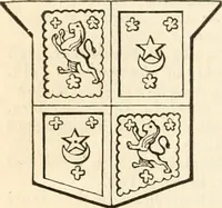 An illustration from A genealogical and heraldic history of the commoners of Great Britain and Ireland, enjoying territorial possessions or high official rank; but univested with heritable honours (1838)