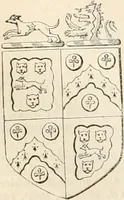 An illustration from A genealogical and heraldic history of the commoners of Great Britain and Ireland, enjoying territorial possessions or high official rank; but univested with heritable honours (1838)