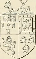 An illustration from A genealogical and heraldic history of the commoners of Great Britain and Ireland, enjoying territorial possessions or high official rank; but univested with heritable honours (1838)