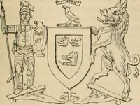 An illustration from A genealogical and heraldic history of the commoners of Great Britain and Ireland, enjoying territorial possessions or high official rank; but univested with heritable honours (1838)