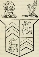 An illustration from A genealogical and heraldic history of the commoners of Great Britain and Ireland, enjoying territorial possessions or high official rank; but univested with heritable honours (1838)