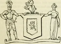 An illustration from A genealogical and heraldic history of the commoners of Great Britain and Ireland, enjoying territorial possessions or high official rank; but univested with heritable honours (1838)