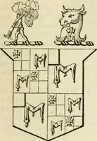 An illustration from A genealogical and heraldic history of the commoners of Great Britain and Ireland, enjoying territorial possessions or high official rank; but univested with heritable honours (1838)