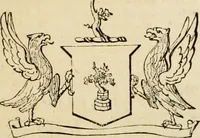 An illustration from A genealogical and heraldic history of the commoners of Great Britain and Ireland, enjoying territorial possessions or high official rank; but univested with heritable honours (1838)