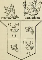 An illustration from A genealogical and heraldic history of the commoners of Great Britain and Ireland, enjoying territorial possessions or high official rank; but univested with heritable honours (1838)