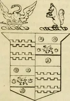 An illustration from A genealogical and heraldic history of the commoners of Great Britain and Ireland, enjoying territorial possessions or high official rank; but univested with heritable honours (1838)