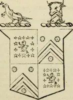 An illustration from A genealogical and heraldic history of the commoners of Great Britain and Ireland, enjoying territorial possessions or high official rank; but univested with heritable honours (1838)