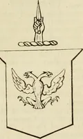 An illustration from A genealogical and heraldic history of the commoners of Great Britain and Ireland, enjoying territorial possessions or high official rank; but univested with heritable honours (1838)