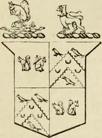 An illustration from A genealogical and heraldic history of the commoners of Great Britain and Ireland, enjoying territorial possessions or high official rank; but univested with heritable honours (1838)