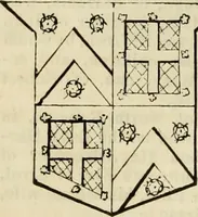 An illustration from A genealogical and heraldic history of the commoners of Great Britain and Ireland, enjoying territorial possessions or high official rank; but univested with heritable honours (1838)