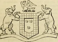 An illustration from A genealogical and heraldic history of the commoners of Great Britain and Ireland, enjoying territorial possessions or high official rank; but univested with heritable honours (1838)