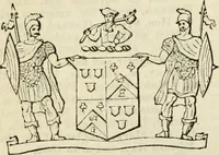 An illustration from A genealogical and heraldic history of the commoners of Great Britain and Ireland, enjoying territorial possessions or high official rank; but univested with heritable honours (1838)