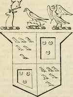 An illustration from A genealogical and heraldic history of the commoners of Great Britain and Ireland, enjoying territorial possessions or high official rank; but univested with heritable honours (1838)