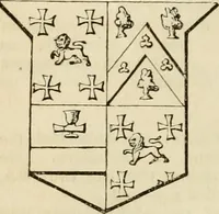 An illustration from A genealogical and heraldic history of the commoners of Great Britain and Ireland, enjoying territorial possessions or high official rank; but univested with heritable honours (1838)