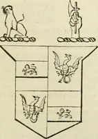 An illustration from A genealogical and heraldic history of the commoners of Great Britain and Ireland, enjoying territorial possessions or high official rank; but univested with heritable honours (1838)