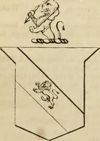 An illustration from A genealogical and heraldic history of the commoners of Great Britain and Ireland, enjoying territorial possessions or high official rank; but univested with heritable honours (1838)
