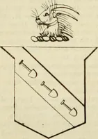 An illustration from A genealogical and heraldic history of the commoners of Great Britain and Ireland, enjoying territorial possessions or high official rank; but univested with heritable honours (1838)