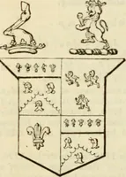 An illustration from A genealogical and heraldic history of the commoners of Great Britain and Ireland, enjoying territorial possessions or high official rank; but univested with heritable honours (1838)