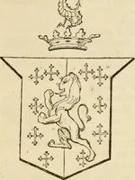 An illustration from A genealogical and heraldic history of the commoners of Great Britain and Ireland, enjoying territorial possessions or high official rank; but univested with heritable honours (1838)