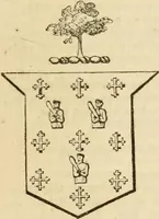 An illustration from A genealogical and heraldic history of the commoners of Great Britain and Ireland, enjoying territorial possessions or high official rank; but univested with heritable honours (1838)