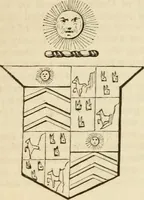 An illustration from A genealogical and heraldic history of the commoners of Great Britain and Ireland, enjoying territorial possessions or high official rank; but univested with heritable honours (1838)
