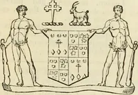 An illustration from A genealogical and heraldic history of the commoners of Great Britain and Ireland, enjoying territorial possessions or high official rank; but univested with heritable honours (1838)