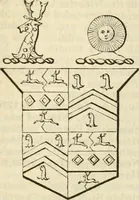 An illustration from A genealogical and heraldic history of the commoners of Great Britain and Ireland, enjoying territorial possessions or high official rank; but univested with heritable honours (1838)