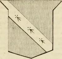 An illustration from A genealogical and heraldic history of the commoners of Great Britain and Ireland, enjoying territorial possessions or high official rank; but univested with heritable honours (1838)