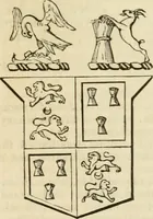 An illustration from A genealogical and heraldic history of the commoners of Great Britain and Ireland, enjoying territorial possessions or high official rank; but univested with heritable honours (1838)