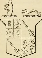 An illustration from A genealogical and heraldic history of the commoners of Great Britain and Ireland, enjoying territorial possessions or high official rank; but univested with heritable honours (1838)