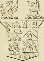 An illustration from A genealogical and heraldic history of the commoners of Great Britain and Ireland, enjoying territorial possessions or high official rank; but univested with heritable honours (1838)