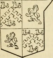 An illustration from A genealogical and heraldic history of the commoners of Great Britain and Ireland, enjoying territorial possessions or high official rank; but univested with heritable honours (1838)